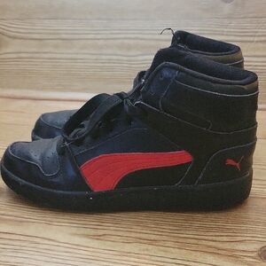 Puma Black and Red High-Tops